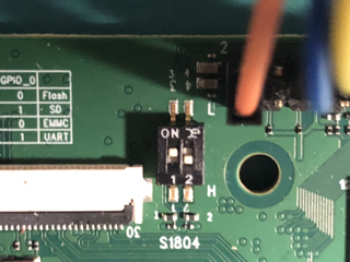 Star64 DIP switch when booting via microSD card